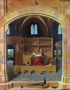Saint Jerome in his Study
