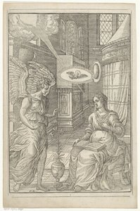 Annunciation by Antoni van Leest
