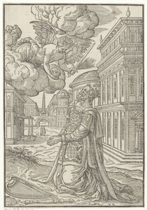 Kneeling David by Antoni van Leest