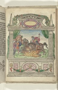 Scene with the Heroic Deed of Marcus Curtius, 1578 by Antoni van Leest