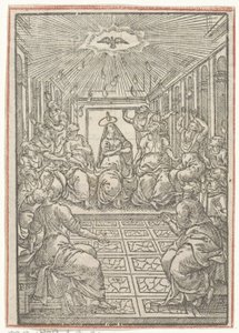 Outpouring of the Holy Spirit by Antoni van Leest