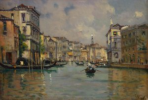 Riva degli Schiavoni, Venice by Antonia Maria de Reyna Manescau