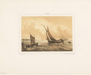 Sailboats at Sea