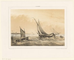 Sailboats at Sea