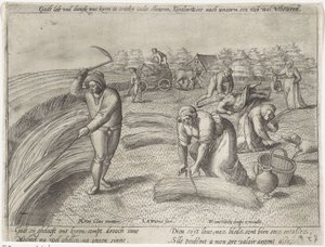 The Harvest by Antonie Wierix (II) (possibly)