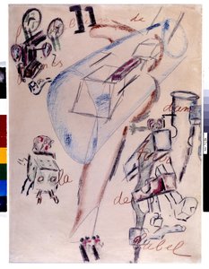 The Bouillabaisse of Forms in the Tower of Babel, February 1946 by Antonin Artaud