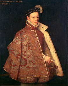 Portrait of Don Carlos, Prince of Asturias by Antonio (studio of) (attr. to) Moro