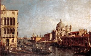 View of the Church of Salute in Venice by Giovanni Antonio Canal (1740-1750). Museo Correr, Venice