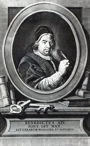 Pope Benedict XIV by Antonio Baratti