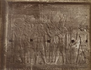 Bas Reliefs from the Temples at Komombo by Antonio Beato
