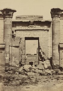Medinet Habu: Roman Columns by Antonio Beato