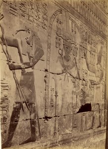 Relief of the Purification of Seti I, Abydos by Antonio Beato