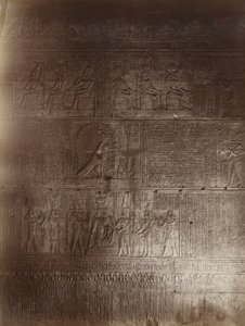 Temple Interior, Philae by Antonio Beato