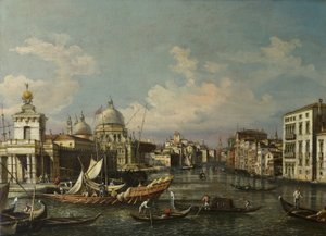 The Mouth of the Grand Canal by Giovanni Antonio Canal