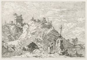 Views: A Pilgrim at Prayer by Antonio Canaletto