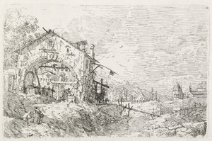 Views: A Woman Drawing Water under an Arch