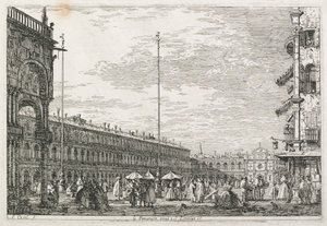 Views: The Procurators Palace and the Church of St. Geminien, Venice