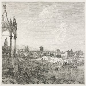 Views: The Sepulcher of a Bishop by Giovanni Antonio Canal