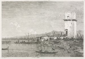 Views: The Tower of Malghera by Giovanni Antonio Canal