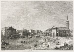 View of Dolo, A Town on the Brenta, West of Venice, 1735-1746 by Giovanni Antonio Canal