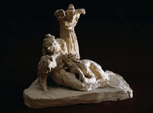 Lamentation of Christ, Terracotta Sketch by Antonio Canova, Possagno, Veneto, Italy