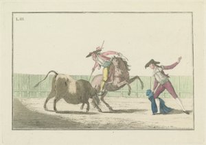 Plate III, from the series Collection of the Main Actions in a Bullfight