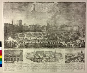 Illustration of Festivities by Antonio Cioci or Ciocchi