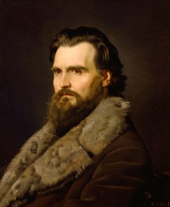 Portrait of the Sculptor Giovanni Dupre, by Ciseri Antonio (1821-1891) by Antonio Ciseri