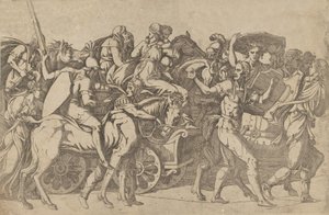 A Roman Army on the March - Troop Convoy by Antonio Fantuzzi