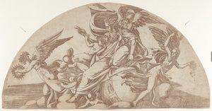 God Seated on the World, 1540-45 by Antonio Fantuzzi