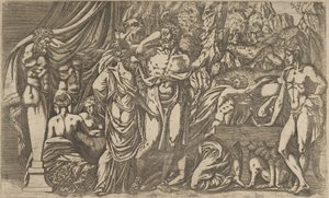 Hercules Dressed as a Woman by Antonio Fantuzzi
