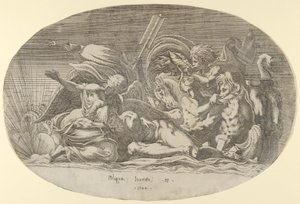 Iris, Neptune, and Sleep, 1544 by Antonio Fantuzzi