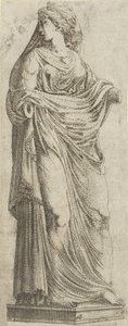 Woman Turned to the Right, 1540-45 by Antonio Fantuzzi
