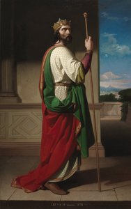 Portrait of Visigothic King of Hispania Liuva by Antonio Gisbert