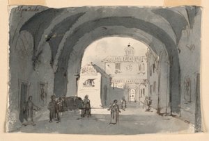 Stage Design, Hospital at Brescia by Antonio Giuseppe Basoli