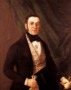 Portrait of Manuel Breton de los Herreros, Spanish Poet and Playwright