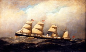 The Steamship Baltic by Antonio Jacobson