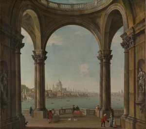 Capriccio with St. Pauls and Old London Bridge