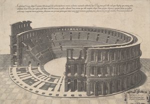 Amphitheatri Veronen Diligens et Accurata Delineatio by Antonio Lafreri