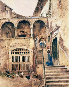 Inside Courtyard of Tenement