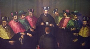 Placement of the Doctoral Biretta by Antonio Martinez Anaya