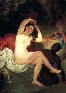 Bathing Bathsheba by Antonio Molinari