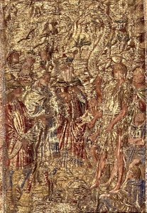 St. John the Baptist Before the High Priests and the Levites, tapestry depicting scenes from the life of the saint