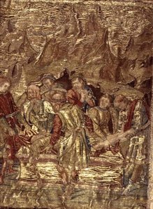 The Burial of St. John the Baptist, tapestry depicting scenes from the life of the saint