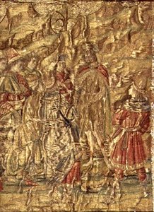 The Meeting Between St. John the Baptist and the Tax Collectors, tapestry depicting the life of the saint
