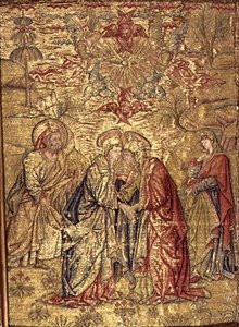 The Visitation, tapestry depicting scenes from the life of St. John the Baptist
