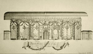 Design of the Oval Room in the Winter Palace by Antonio Rinaldi