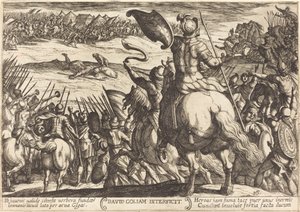 David Kills Goliath by Antonio Tempesta