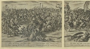 The Death of Camillus in the Battle Between Greeks and Romans by Antonio Tempesta