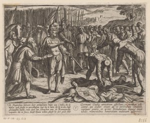 German Envoys Visit Julius Civilis by Antonio Tempesta